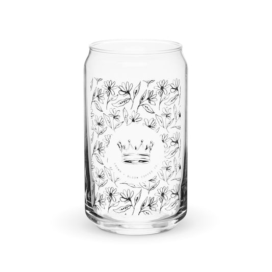 Floral C+B Logo Glass